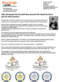 promo material tim pringle